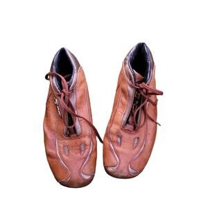 310  Motoring US Sz 10.5 Men Brown Man made Leather and Fabric Men shoes